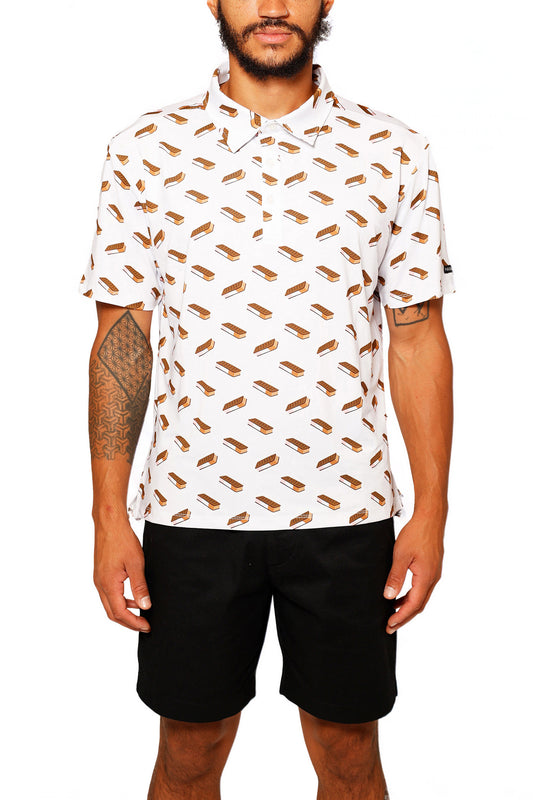 Ice Cream Sandwich Golf Polo